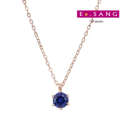 18k 9월 탄생석 앤나 사파이어 목걸이 18k목걸이