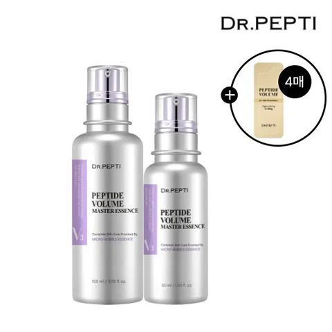 닥터펩티 펩타이드 볼륨마스터에센스 105ml+50ml+파우치4매(정가 158000원)