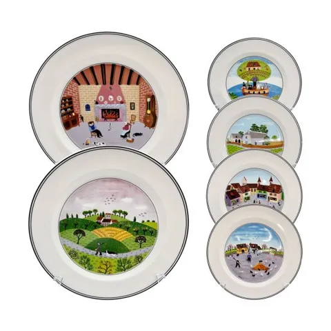 [빌레로이앤보흐]디자인나이프 디너 접시 27cm 모음