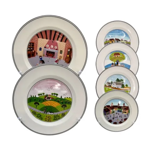 [빌레로이앤보흐]디자인나이프 샐러드 접시 21cm 모음