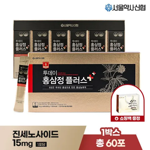 [서울약사신협] 투데이 홍삼정 플러스 60포