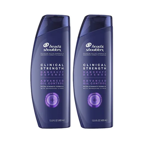 헤드앤숄더 클리니컬 스트렝스 샴푸 400ml 2개 세트 보라병