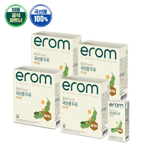 이롬황성주 무가당두유 190ml x 64팩