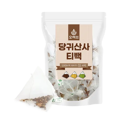 당귀산사차 삼각티백차 100개 참당귀 산사나무열매