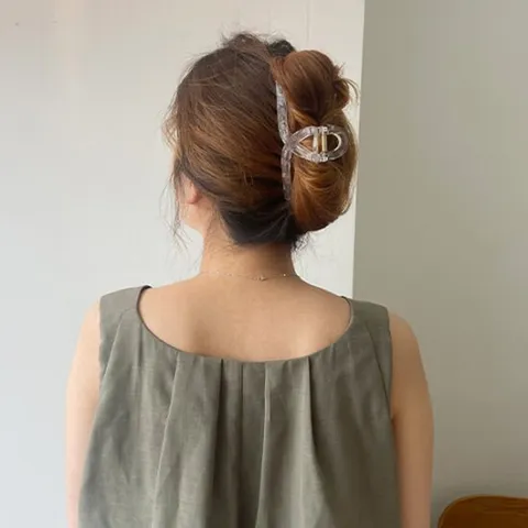 엔비 빅 꼬집 집게핀 헤어 똑딱 머리 핀