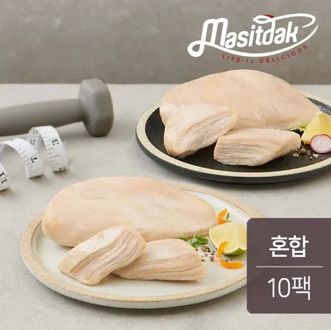 [랭킹닭컴] 맛있닭 저염&프로 닭가슴살 혼합 100gx10팩