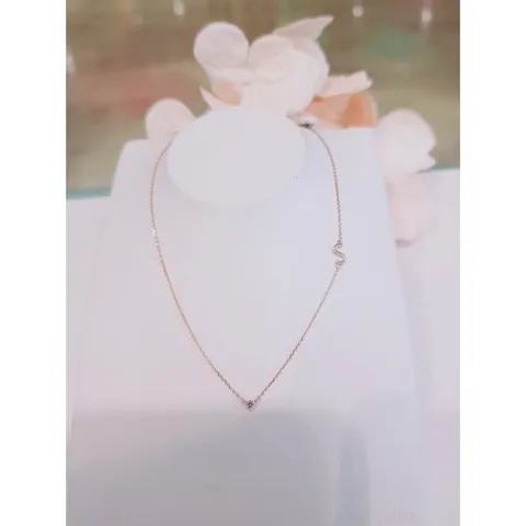 [ 현대백화점 ]미니골드 14K 디얼마이 이니셜 목걸이 NONM4017-S