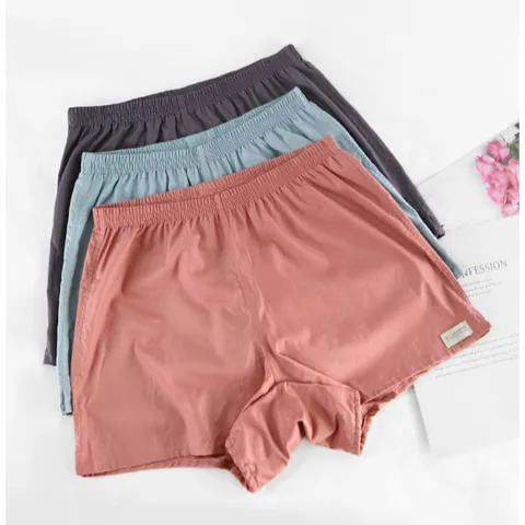 순면100%  여성 트렁크 드로즈 네모 편안한 사각팬티 여자