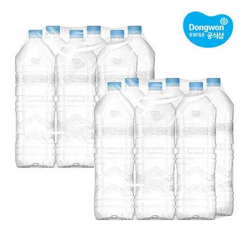 [무료배송] 동원샘물 2L x 12병 (유라벨/무라벨/생수)