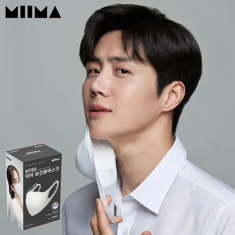 미마 보건용마스크 소형 흰색 30개입(KF80)