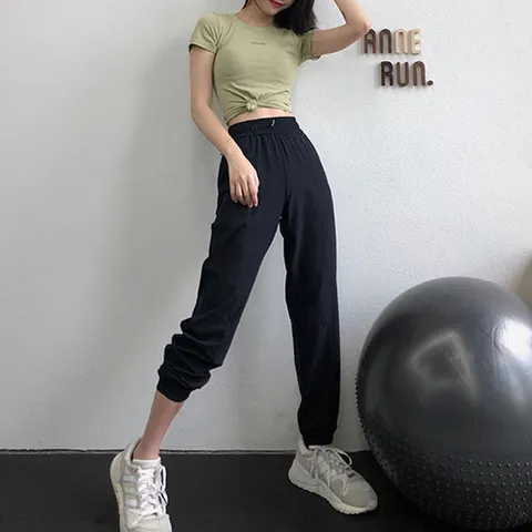 가벼운 조거팬츠 요가바지 여성 레저 운동복 하의0471