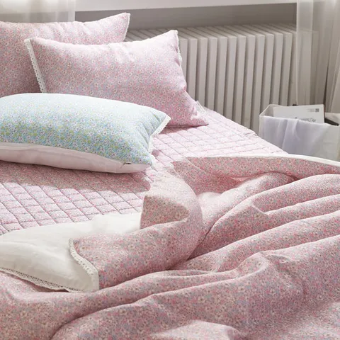 지베딩 멜로 풍기인견100% 이불 풀세트 퀸(Q)_2color