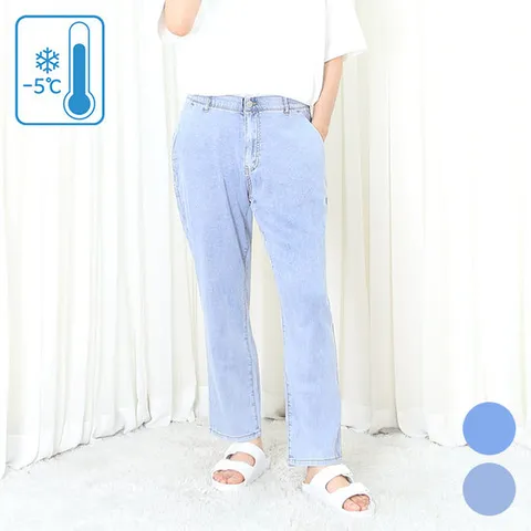 히든밴딩 스판 테이퍼드핏 기능성 쿨데님 CUDG5042