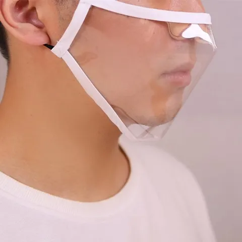 입 투명 립 마스크 입체형 [입보이는 뚫린 모양 립리딩마스크]