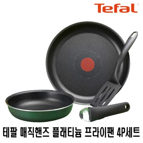 테팔 열센서 매직핸즈 4P / 후라이팬 코팅팬 뒤집개