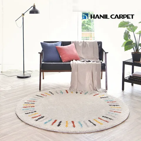 [발타] 유럽직수입 다프네 거실 코지 카페트 160원형