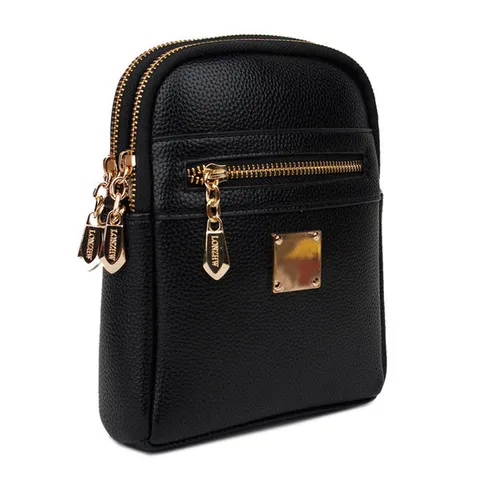 [코피]검은색 미니 포켓 스마트폰 크로스백 K32200