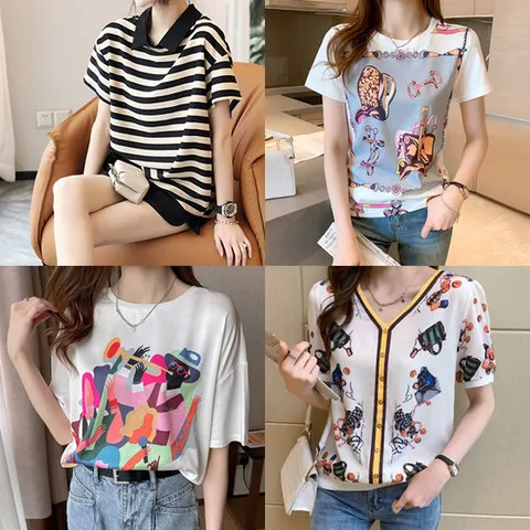 (택1)시원한 썸머쿨니트/블라우스/티셔츠/상의아이템모음