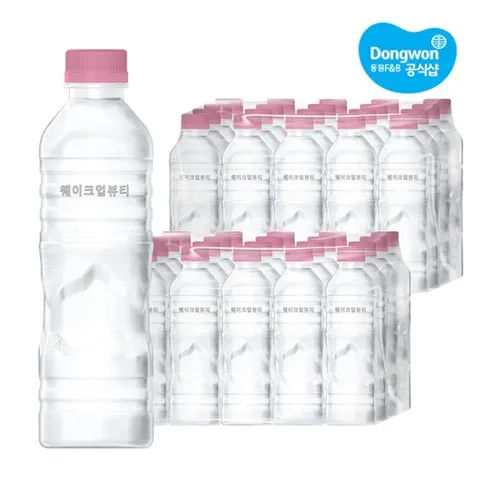 [무료배송] 동원샘물 웨이크업뷰티 500ml x 40병/생수/무라벨