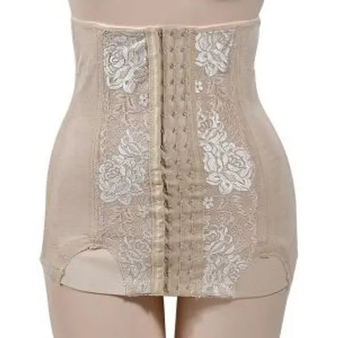 체형보정웨어 보정 올인원 3단 후크 플라워 복부 보정