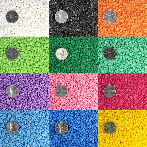 인테리어 화분 장식 색돌 색자갈 칼라스톤 1.5kg