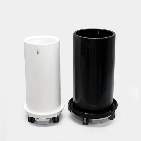 원형 키큰 화분 1호 받침세트