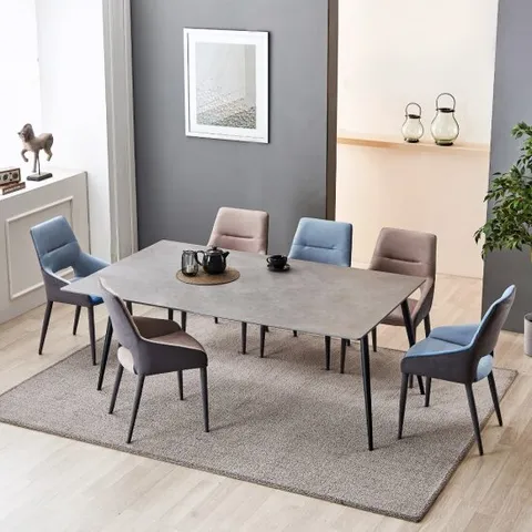 [특가]이노센트 시사 포세린 세라믹 6인 식탁세트 i101896