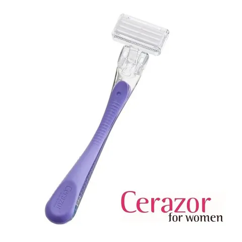 세레이져 퍼플 세라믹 여성용 제모기 얼굴 바디 면도기 셀프 제
