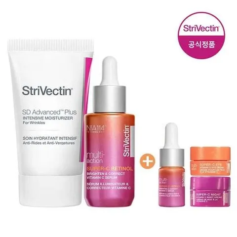 [스트라이벡틴] 베스트 듀오구성 SD크림 60ml + 비타민C 세럼 30ml (+사은품) (정가 230,000원)