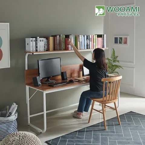 우아미가구 모노 미네뜨 1500 선반책상 테이블 NA5045