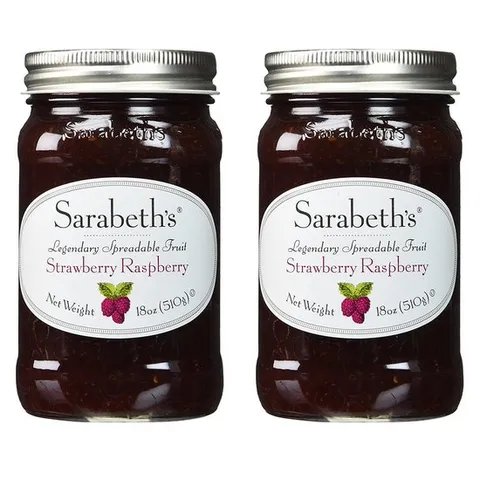 Sarabeths 사라베스 딸기 라즈베리 잼 스프레드 510g 2팩 Strawberry Raspberry