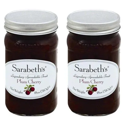 Sarabeths 사라베스 자두 체리 잼 스프레드 510g 2팩
