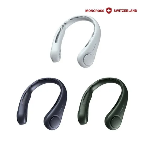 몽크로스 MC-03 대용량배터리 휴대용 넥밴드 선풍기 목선풍기