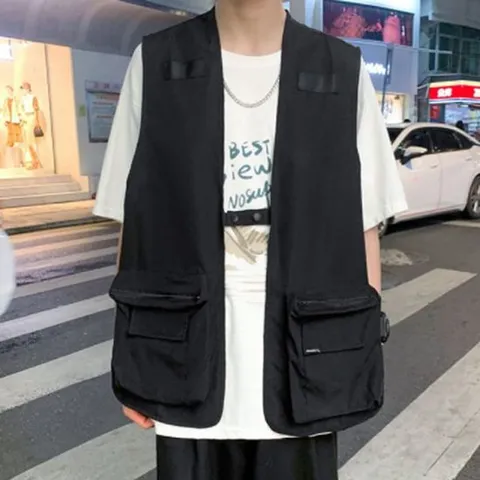 여름조끼 남자 캐주얼 포켓 조끼 DS BB074