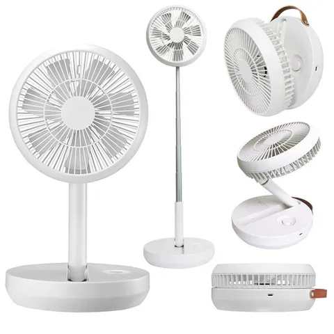 코어팬시 8인치 탁상용 접이식선풍기 캠핑 야외 USB 무선선풍기
