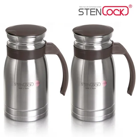 1L 스텐 물병 3호 2P 냉장고 물통 손잡이 저그 보리차 1리터보틀