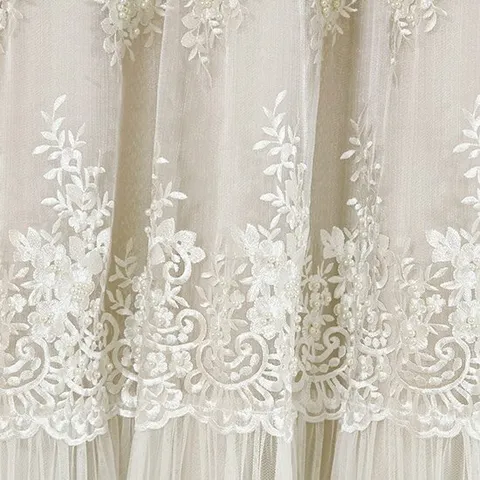 지나송 비비아 웨딩스타일 암막커튼 슈퍼특대형(620×230cm)