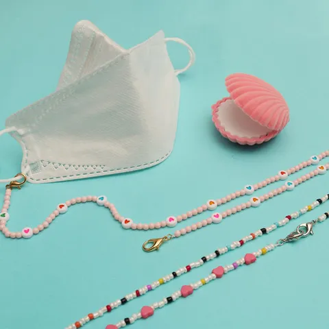 아유디 동글 비즈 마스크스트랩 마스크목걸이 고리 마스크끈