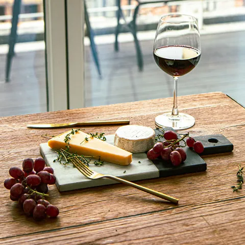 [ 롯데백화점 ][모노뜨] 시리 대리석 핸들도마 (대) 투톤