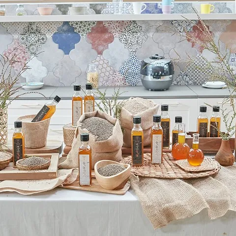 백장군 참기름 180ml 2병+들기름 180ml 2병