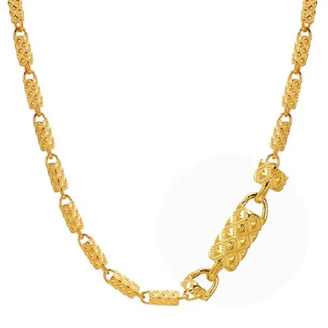 [한국금다이아몬드] 남자 순금 목걸이 바둑 다이아 24K 37.5g 18K장식