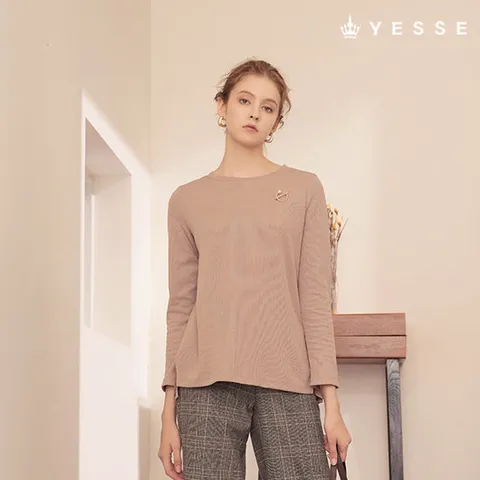 [예쎄][예쎄]로제니트블라우스 베이지