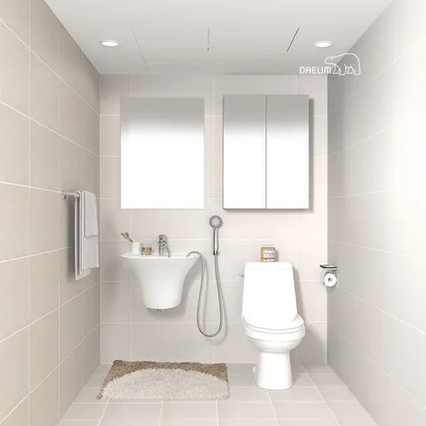 대림 바스&키친 멜로우 소형욕실 리모델링