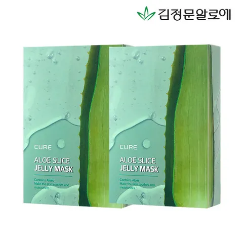 [김정문알로에] 큐어 알로에 젤리 마스크팩 시즌4 (20매) (정가 120,000원)