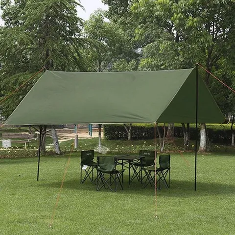 그늘막타프 캠핑용 방수 4각 타프 야외용 그늘막 야외 차광타프
