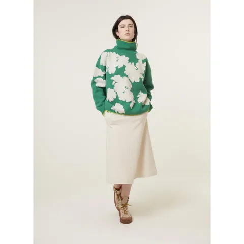 오일릴리 패턴 니트 OWBFAKN015-72