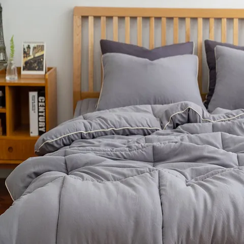 먼지걱정 없는 부드러운 던블워싱 썸 킹(K) 풀세트 그레이