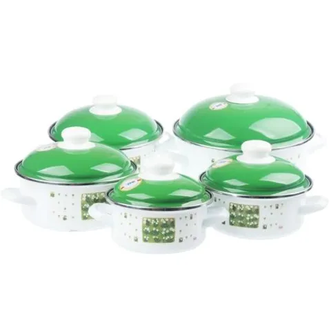 ELO 글뤽스블룸 IH 법랑냄비 5종세트 낮은형 양수 인덕션