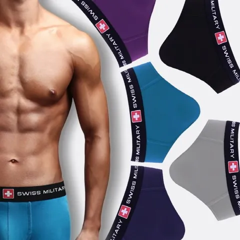 스위스밀리터리 남성 3D 삼각 드로즈 팬티 5종_SM-2001