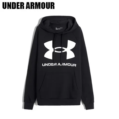 [언더아머] 남성용 라이벌 플리스 빅 로고 후드 티셔츠 1357093_